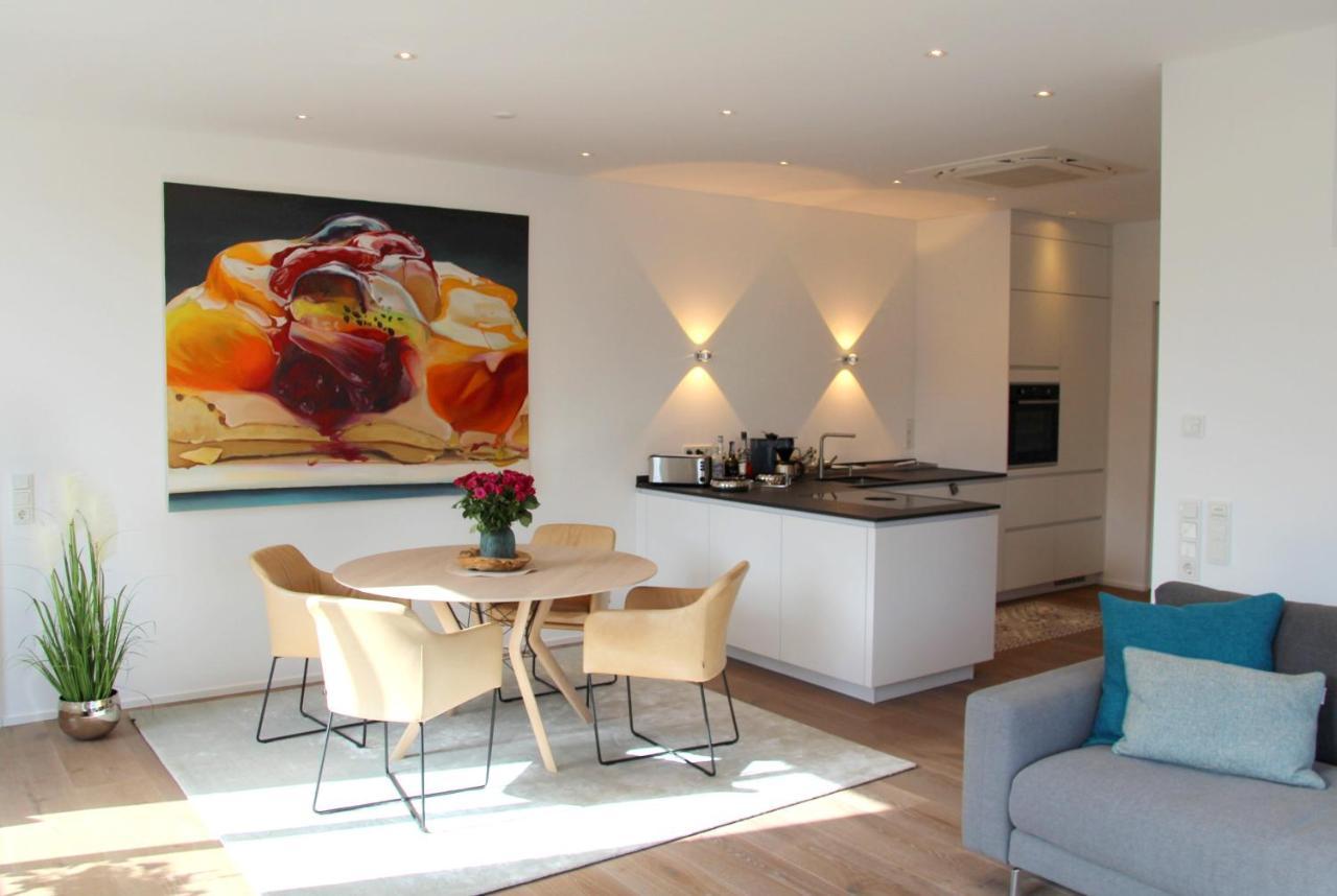 Mosel-Loggia - Luxusapartment -Terrass - Klimaanlage ترابن ترارباخ المظهر الخارجي الصورة